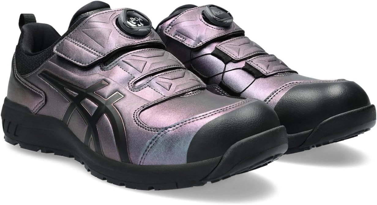 アシックス 日本製 本革 安全靴 ウィンジョブ FFR71S ブラック asics